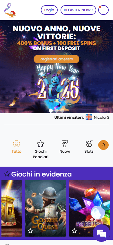 Golden Genie Casino Mobile screenshot